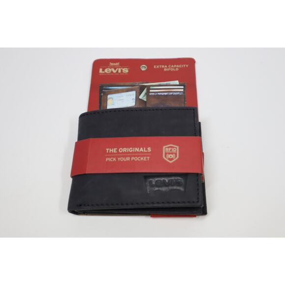Levi’s Black Extra Capacity Bifold‎ - Picture 1 of 5